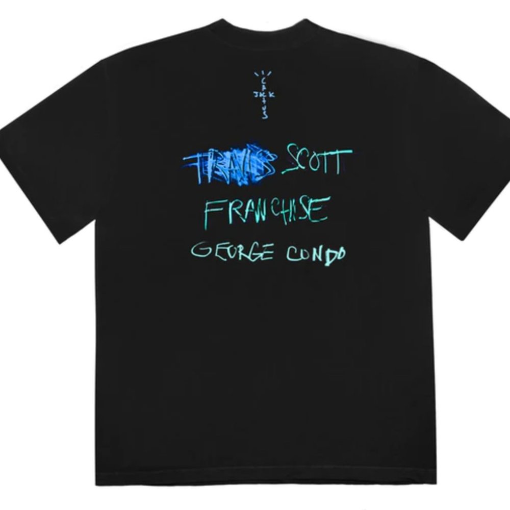Travis Scott Portrait of Travis Title TShirt Black - Picture 2 of 2
